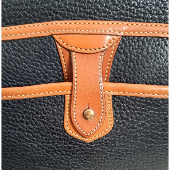 Dooney & Bourke Black and Brown Shoulder Bag - Picture 11 of 15